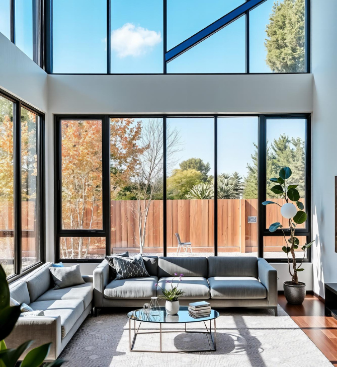 Large residential window installation – Dallas Window & Door